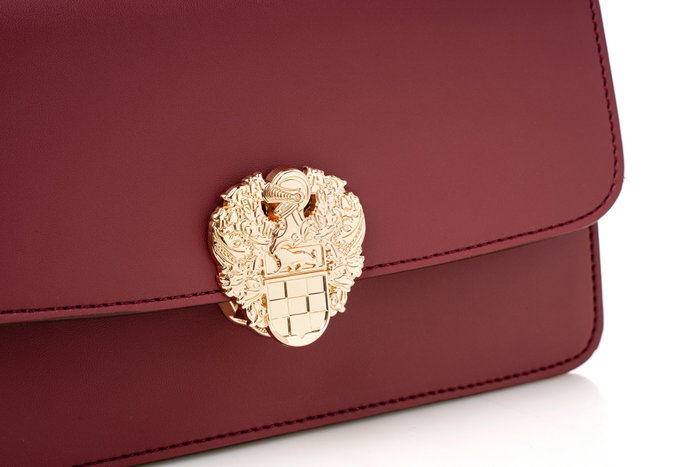 Vince Camuto Bolso de Hombro Amore - Rojo Clarete
